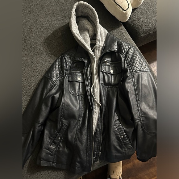 Jackets & Blazers - Faux leather jacket